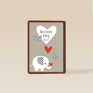 elephant welcome baby girl