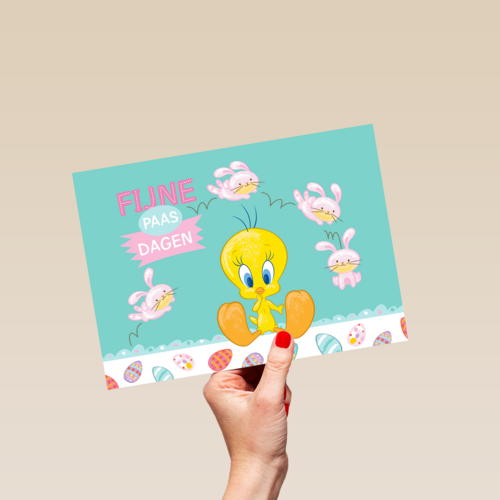 Tweety Fijne Paasdagen kaart