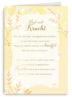 Sterktekaart Heel veel kracht More than words
