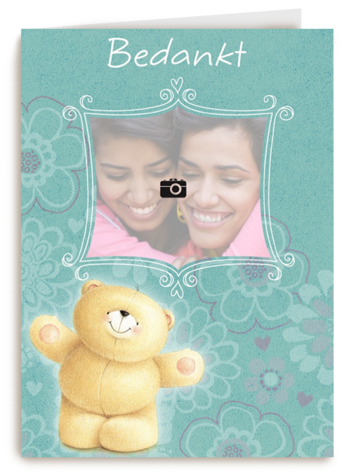 fotokaart forever friends bedankt bedankt