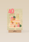 40 happy birthday met taart