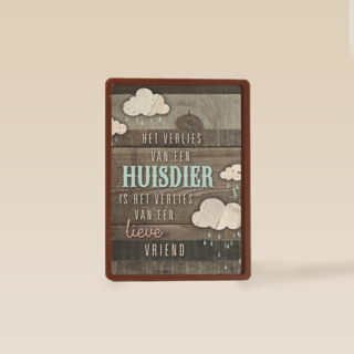 condoleance huisdier het verlies van een vriend