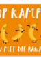 op kamp gaan met die banaan