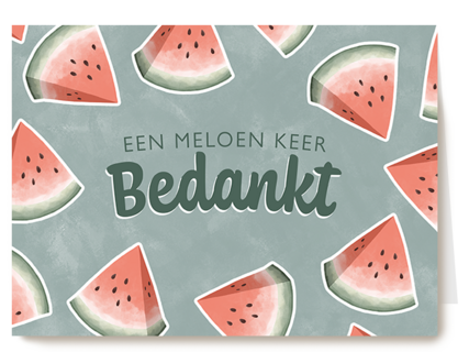 Making Memories Meloen keer bedankt