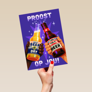 Verjaardag Beer Day Proost Op Jou