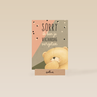 forever friends sorry ik ben je verjaardag vergeten