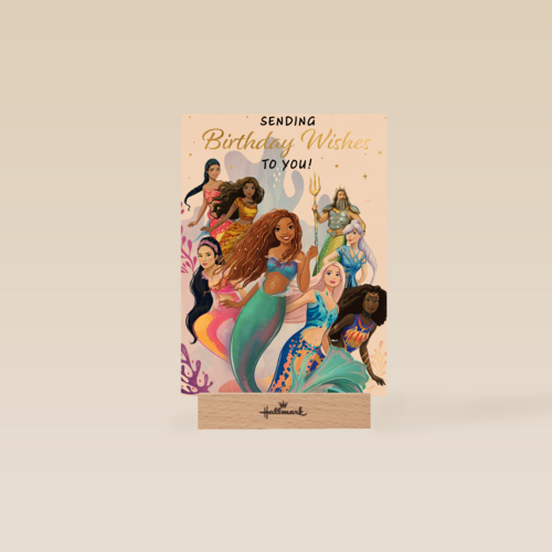 Little Mermaid verjaardagskaart Birthday wishes