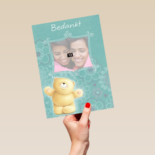 fotokaart forever friends bedankt bedankt