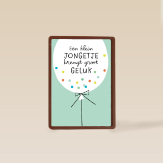 ballon met kleurconfetti