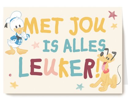 liefde kaart donald duck