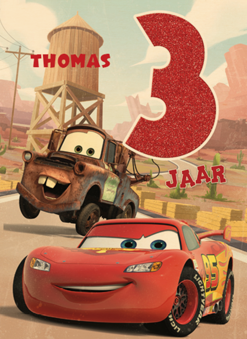verjaardag leeftijden disney cars 3