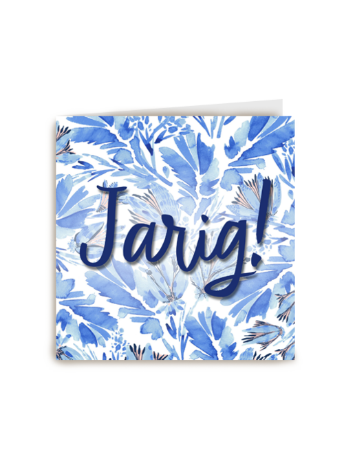 Verjaardagskaart Hallmark | Blauwe Bladeren