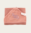 Badcape Baby Girl Oud Roze 