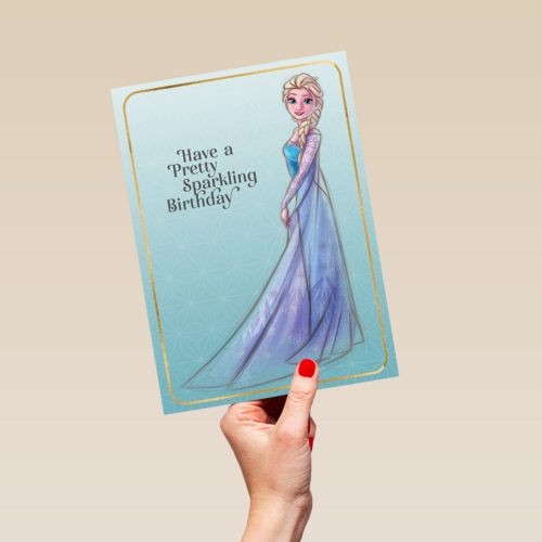 Elsa kaart have a pretty sparkling birthday