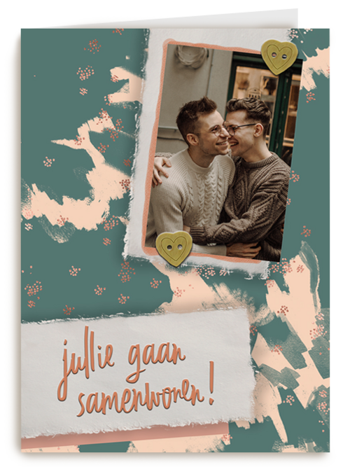 samenwonen fotokaart jullie gaan samenwonen