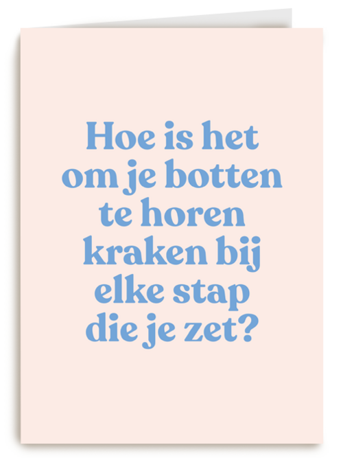 Verjaardagskaart Hallmark | Verjaardag Kaart Grappig Je Botten Horen Kraken
