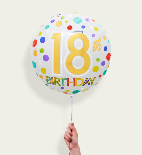Ballon 18 Birthday Multi Eco