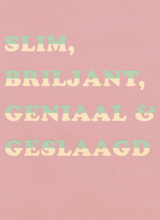 geslaagd kaart slim briljant geniaal en geslaagd