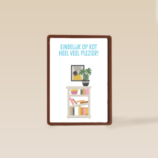 eindelijk op kot heel veel plezier