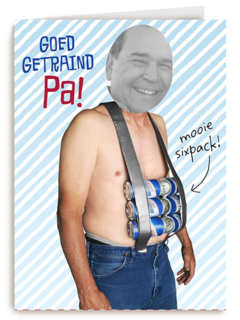 vaderdag kaart grappig goed getraind pa
