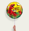 Ballon Happy Birthday Dinosaurus Multi