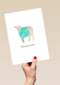 Beterschapskaart schaap met trui