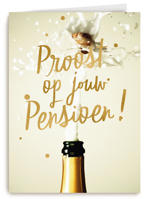 proost met bubbels op jouw pensioen