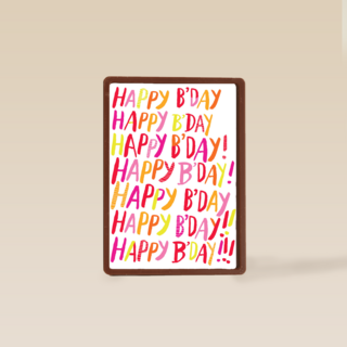 colourfull happy bday