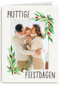 Kerstkaart foto klassiek kader