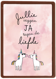 jullie zeggen ja tegen de liefde