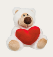 Knuffelbeertje met Hartje