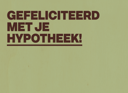 nieuwe woning kaart andc gefeliciteerd met je hypotheek