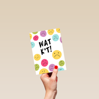 Gezakt kaart smilies