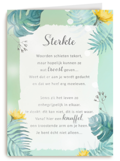Sterktekaart troost More than words