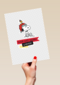 xmas humor snoopy met kerstmuts