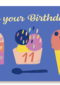 its your birthday with ice cream