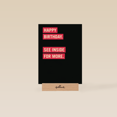 happy birthday see inside for more