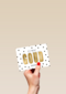 compliment kaart jij bent goud waard powervrouw