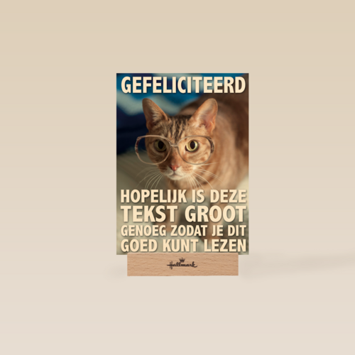 verjaardag vrouw grappig tekst groot genoeg kaart