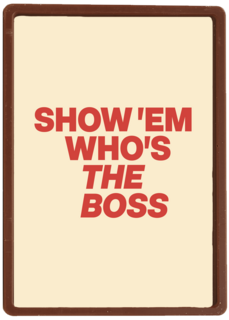 goed gedaan kaart andc show them who is boss