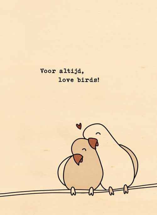 Houten Kaart Felicitatie Huwelijk Verloving Bruiloft Huwelijksjubileum | Houten Kaart Hallmark | Felicitatie Huwelijk Verloving Bruiloft