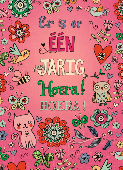 er is er een jarig hoera