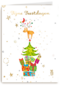 kerstkaart turnowsky rendier kerstboom
