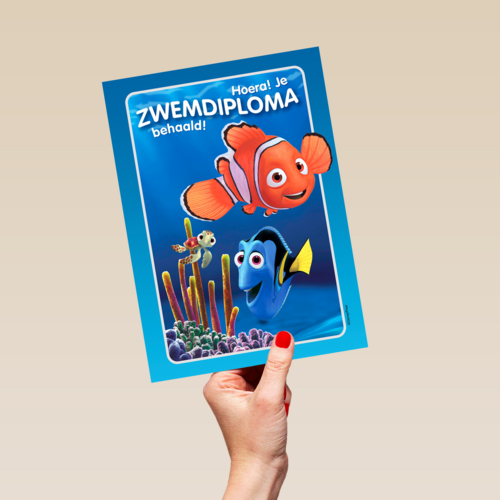 Nemo zwemt met vrienden
