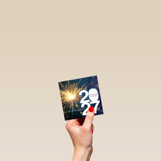 2027 Fotokaart Vuurwerk Sterretje