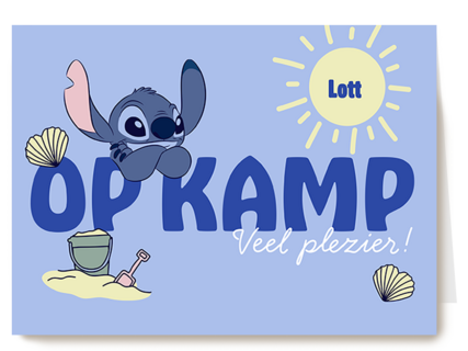 Stitch Op Kamp Plezier 