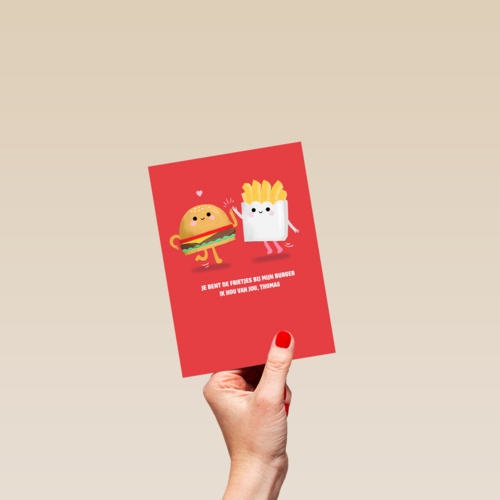Frietjes bij mijn burger