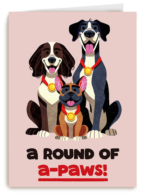 Kaart Hallmark | Diploma | Folio A Round Of Apaws