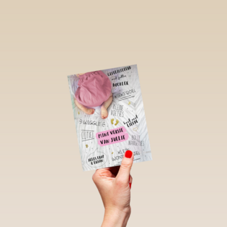 een mooie roze mini versie van jullie