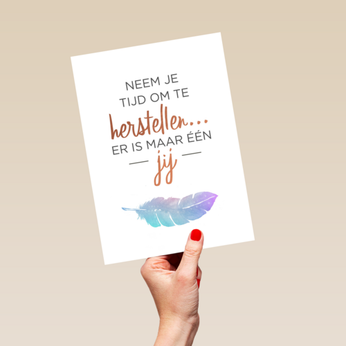 neem tijd om te herstellen